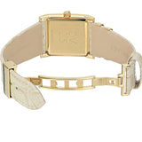  Shop Authentic Versace DV-25 Gold Dial Off White Leather Strap Watch for Women - VQF030015 - Luxxuri