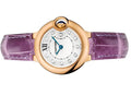  Shop Authentic Cartier Ballon Bleu Diamonds White Dial Pink Leather Strap Watch for Women - WE902050 - Luxxuri