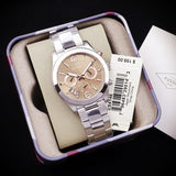  Shop Authentic Fossil Perfect Boyfriend Taupe Dial Silver Steel Strap Watch for Women - ES4146 - Luxxuri