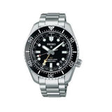  Shop Authentic Seiko Prosprex Dark Depths GMT Automatic Black Dial Silver Steel Strap Watch For Men - SPB383J1 - Luxxuri