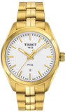  Shop Authentic Tissot T Classic PR 100 Lady White Dial Gold Steel Strap Watch for Women - T101.210.33.031.00 - Luxxuri