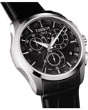  Shop Authentic Tissot T Classic Couturier Chronograph Black Dial Black Leather Strap Watch For Men - T035.617.16.051.00 - Luxxuri