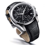  Shop Authentic Tissot T Classic Couturier Chronograph Black Dial Black Leather Strap Watch For Men - T035.617.16.051.00 - Luxxuri