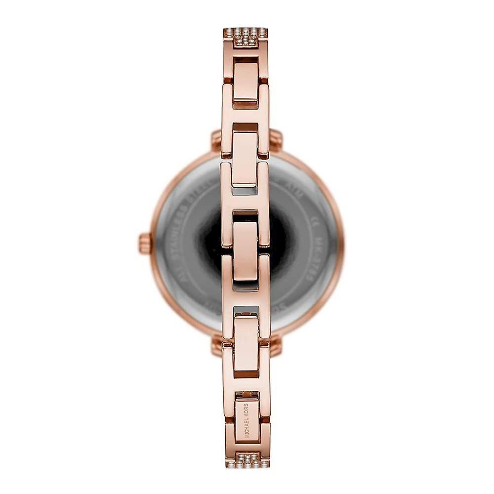  Shop Authentic Michael Kors Jaryn Quartz Rose Gold Dial Rose Gold Steel Strap Watch For Women - MK3785 - Luxxuri