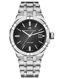  Shop Authentic Maurice Lacroix Aikon Automatic Black Dial Silver Steel Strap Watch For Men - AI6008-SS002-330-1 - Luxxuri