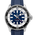  Shop Authentic Breitling Superocean Automatic 44 Blue Dial Blue Rubber Strap Watch for Men - A17376211C1S1 - Luxxuri