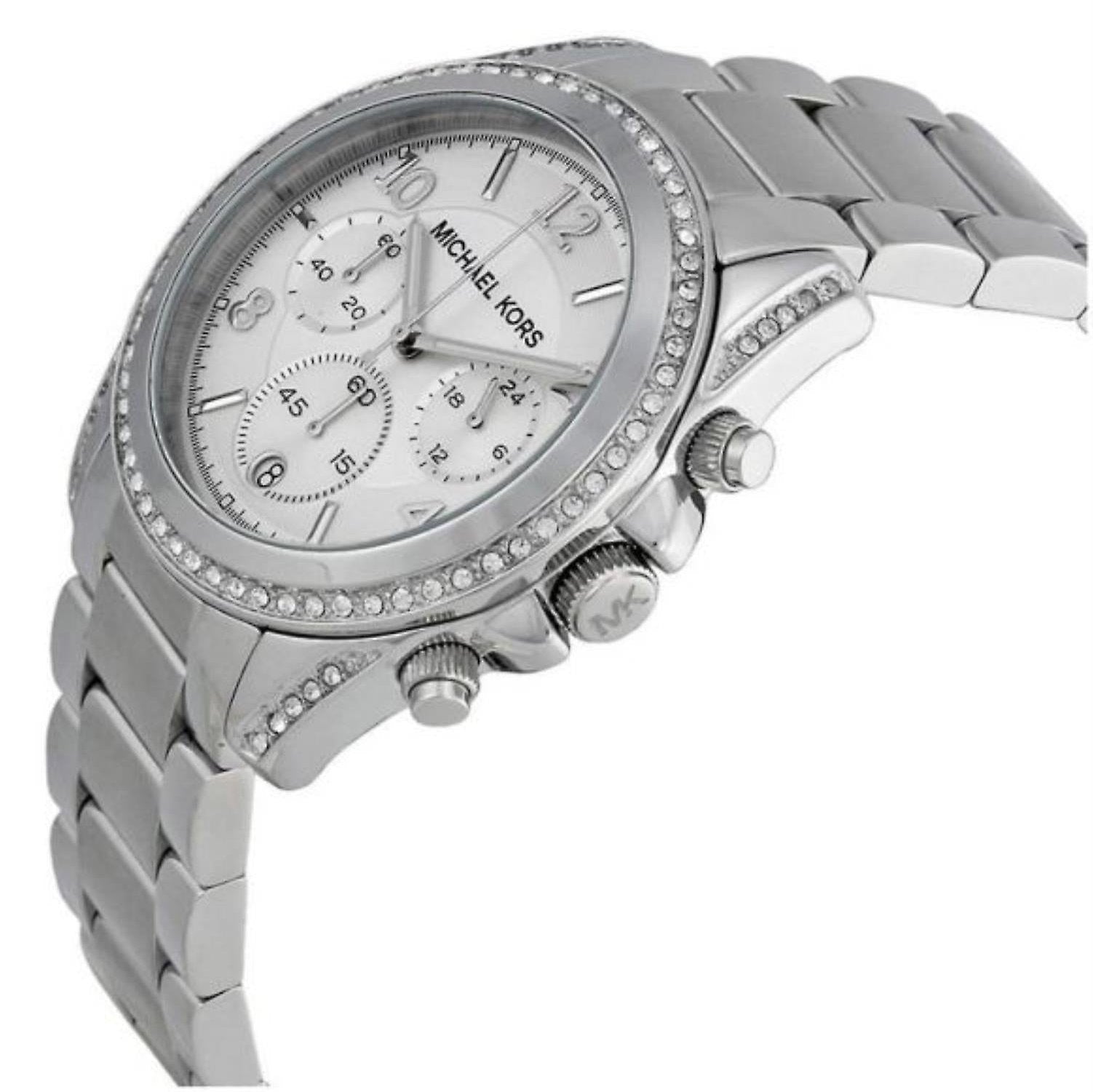  Shop Authentic Michael Kors Blair Silver Dial Silver Steel Strap Watch for Women - MK5165 - Luxxuri