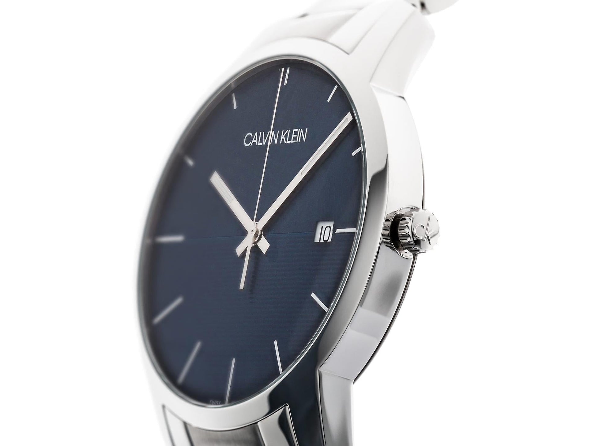  Shop Authentic Calvin Klein City Blue Dial Silver Steel Strap Watch for Men - K2G2G14Q - Luxxuri