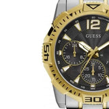  Shop Authentic Guess Commander Chronograph Black Dial Two Tone Steel Strap Watch for Men - GW0056G4 - Luxxuri
