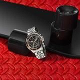  Shop Authentic Michael Kors Bayville Chronograph Black Dial Silver Steel Strap Watch For Men - MK8725 - Luxxuri