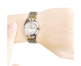  Shop Authentic Tissot T Classic Dream Mother of Pearl Dial Two Tone Steel Strap Watch For Women - T033.210.22.111.00 - Luxxuri