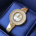 Shop Authentic Swarovski Crystalline Bracelet White Dial Gold Steel Strap Watch for Women - 5269253 - Luxxuri