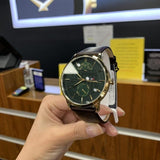  Shop Authentic Tommy Hilfiger Hunter Green Dial Brown Leather Strap Watch for Men - 1791607 - Luxxuri