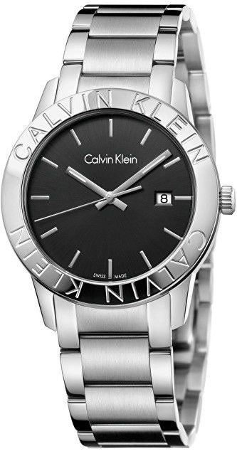  Shop Authentic Calvin Klein City Black Dial Silver Steel Strap Watch for Men - K7Q21141 - Luxxuri