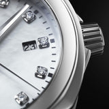  Shop Authentic Tag Heuer Link Quartz Diamonds Mother of Pearl Dial Silver Steel Strap Watch for Women - WBC1312.BA0600 - Luxxuri