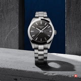  Shop Authentic Tissot Gentleman Black Dial Silver Steel Strap Watch For Men - T127.410.11.051.00 - Luxxuri