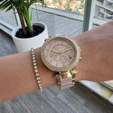  Shop Authentic Michael Kors Parker Gold Dial Two Tone Steel Strap Watch for Women - MK6326 - Luxxuri
