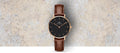  Shop Authentic Daniel Wellington Petite St Mawes Black Dial Brown Leather Strap Watch For Women - DW00100169 - Luxxuri