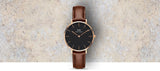  Shop Authentic Daniel Wellington Petite St Mawes Black Dial Brown Leather Strap Watch For Women - DW00100169 - Luxxuri