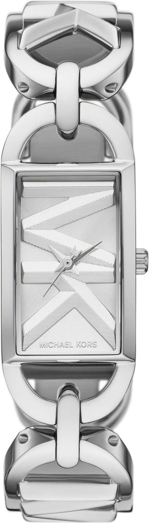 Shop Authentic Michael Kors Empire Three Hand Silver Dial Silver Steel Strap Watch For Women - MK7407 - Luxxuri