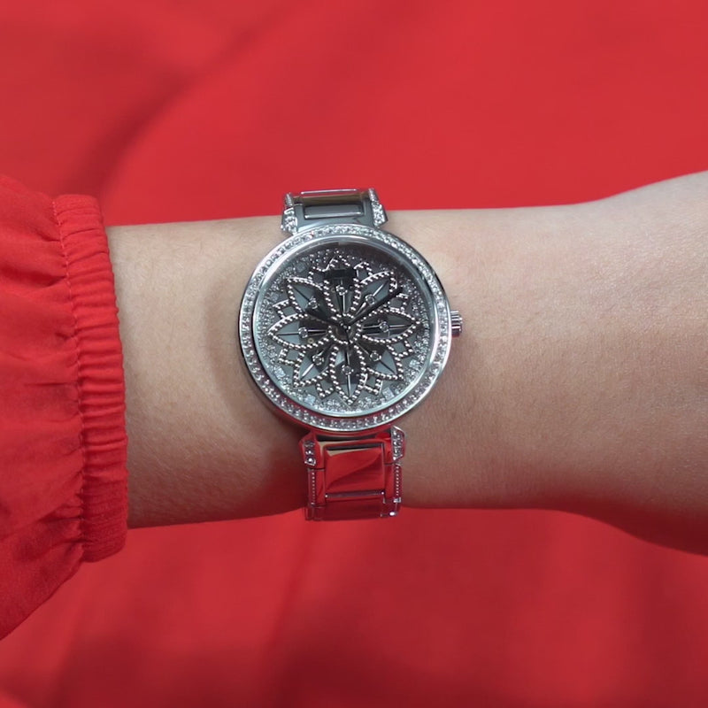  Shop Authentic Guess Lily Quartz Silver Dial Silver Steel Strap Watch For Women - GW0528L1 - Luxxuri