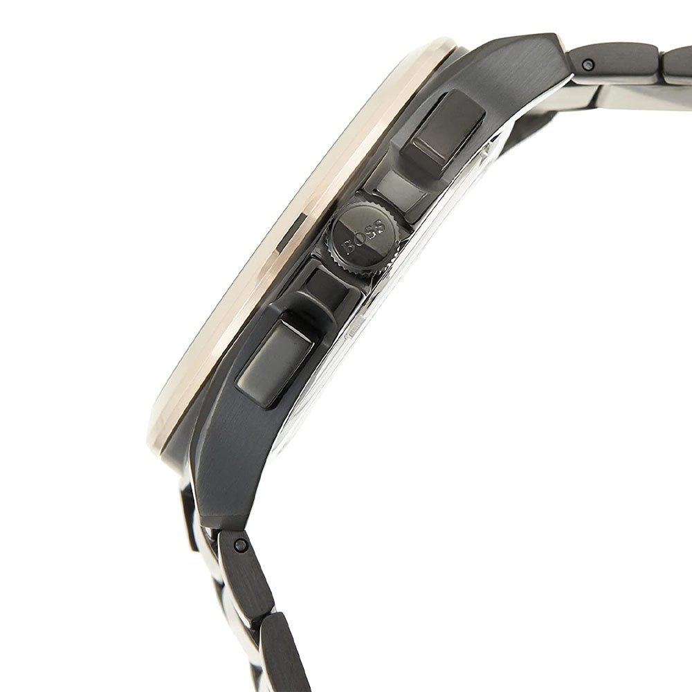  Shop Authentic Hugo Boss Grandmaster Black Dial Black Steel Strap Watch for Men  - 1513885 - Luxxuri