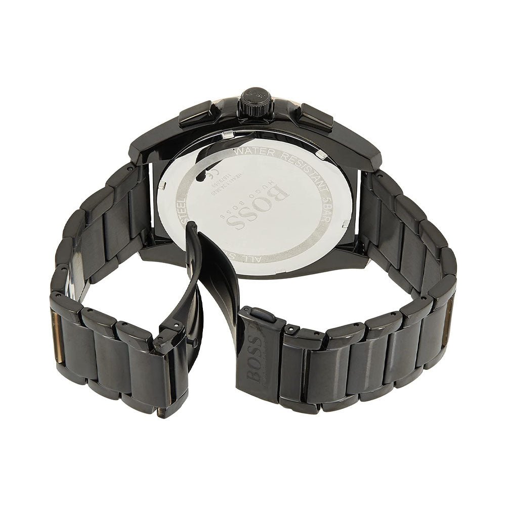  Shop Authentic Hugo Boss Grandmaster Black Dial Black Steel Strap Watch for Men  - 1513885 - Luxxuri