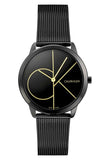  Shop Authentic Calvin Klein Minimal Black Dial Black Mesh Bracelet Watch for Men - K3M214X1 - Luxxuri