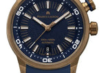  Shop Authentic Maurice Lacroix Pontos Divers Limited Edition Blue Dial Blue Leather Strap Watch For Men - PT6248-BRZ0B-430-4 - Luxxuri