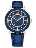  Shop Authentic Swarovski Octea Lux Blue Dial Blue Leather Strap Watch for Women - 5414413 - Luxxuri