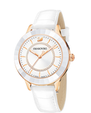  Shop Authentic Swarovski Octea Lux White Dial White Leather Strap Watch for Women - 5414416 - Luxxuri