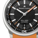 Shop Authentic Maurice Lacroix Pontos S Diver Black Dial Orange Rubber Strap Watch For Men - PT6248-SS00L-330-J - Luxxuri