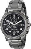  Shop Authentic Fossil Dean Chronograph Black Dial Black Steel Strap Watch for Men - FS4721 - Luxxuri