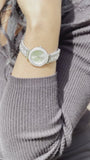  Shop Authentic Guess Gala Diamonds Silver Dial Silver Steel Strap Watch for Women - GW0401L1 - Luxxuri