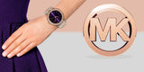  Shop Authentic Michael Kors Darci Purple Dial Two Tone Steel Strap Watch for Women - MK3353 - Luxxuri