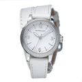  Shop Authentic Burberry Utilitarian White Dial White Leather Strap Watch for Women - BU7846 - Luxxuri