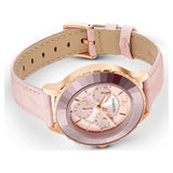  Shop Authentic Swarovski Octea Lux Chrono Pink Dial Pink Leather Strap Watch for Women - 5452501 - Luxxuri