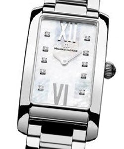  Shop Authentic Maurice Lacroix Fiaba Mother of Pearl Dial Silver Steel Strap Watch for Women - FA2164-SS002-170 - Luxxuri