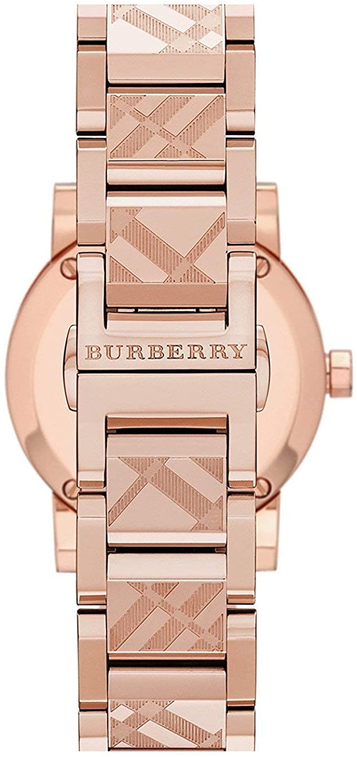  Shop Authentic Burberry The City Rose Gold Dial Rose Gold Steel Strap Watch for Women - BU9235 - Luxxuri