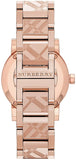  Shop Authentic Burberry The City Rose Gold Dial Rose Gold Steel Strap Watch for Women - BU9235 - Luxxuri