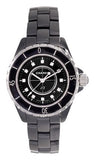  Shop Authentic Chanel J12 Quartz Diamonds Black Dial Black Steel Strap Watch for Women - J12 H1625 - Luxxuri