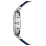  Shop Authentic Swarovski Era Journey Blue Dial Blue Leather Strap Watch for Women - 5479239 - Luxxuri