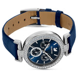  Shop Authentic Swarovski Era Journey Blue Dial Blue Leather Strap Watch for Women - 5479239 - Luxxuri