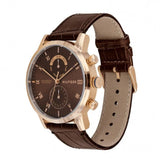  Shop Authentic Tommy Hilfiger Kane Brown Dial Brown Leather Strap Watch for Men - 1710400 - Luxxuri