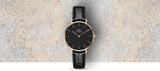 Shop Authentic Daniel Wellington Classic Petite Reading Black Dial Black Leather Strap Watch For Women - DW00100167 - Luxxuri