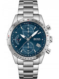  Shop Authentic Hugo Boss Pilot Blue Dial Silver Steel Strap Watch for Men - 1513850 - Luxxuri