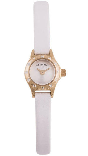  Shop Authentic Marc Jacobs Blade White Dial White Leather Strap Watch for Women - MBM1344 - Luxxuri
