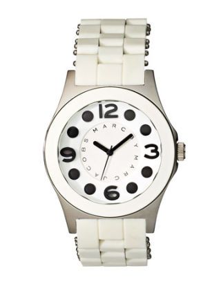  Shop Authentic Marc Jacobs Perry White Dial White Silicone Strap Watch for Women - MBM2533 - Luxxuri