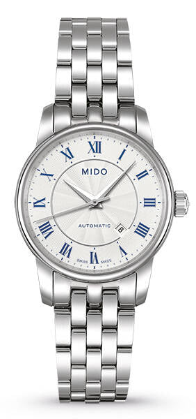  Shop Authentic Mido Baroncelli III Automatic Silver Dial Silver Steel Strap Watch For Women - M7600.4.21.1 - Luxxuri