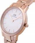  Shop Authentic Daniel Wellington Iconic Link White Dial Rose Gold Steel Strap Watch For Women - DW00100209 - Luxxuri